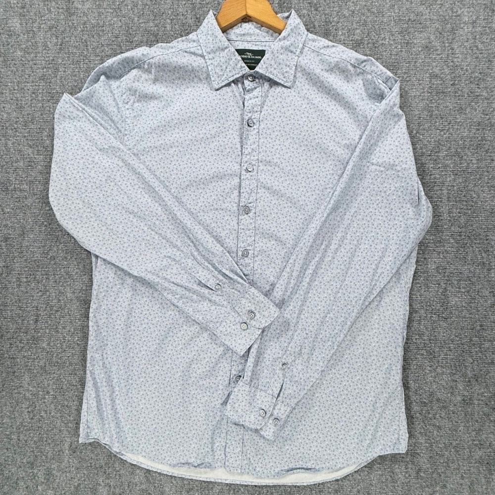 Rodd & Gunn Arran Bay Sports Fit Shirt Men's 2XL Bubble Blue 100% Cotton